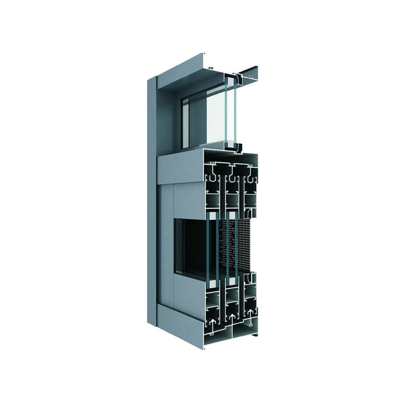 TC115 three rail sliding window with fly screen